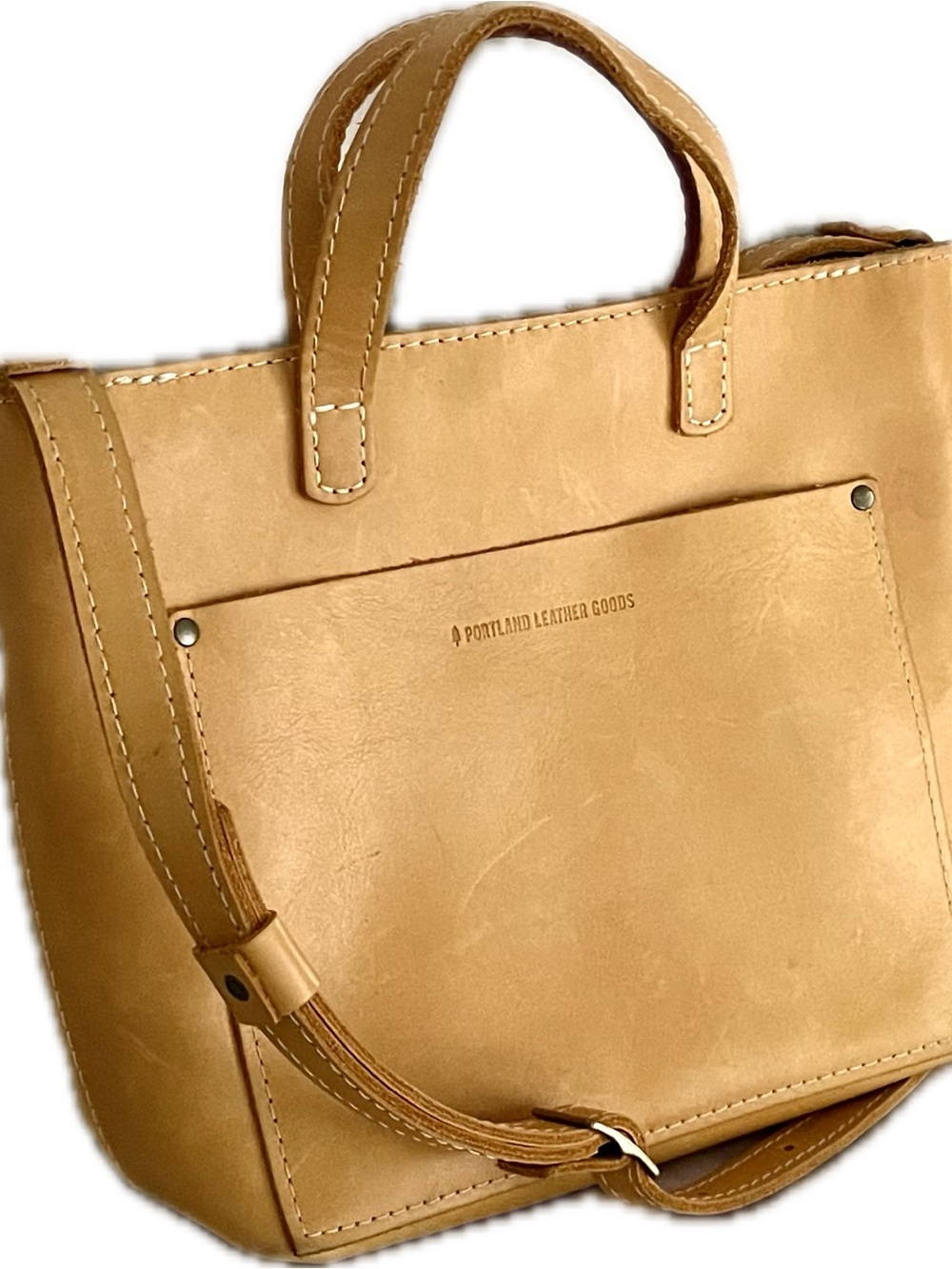 Portland Leather Goods Vachetta Crossbody Tote